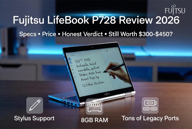 Fujitsu LifeBook P728 review,