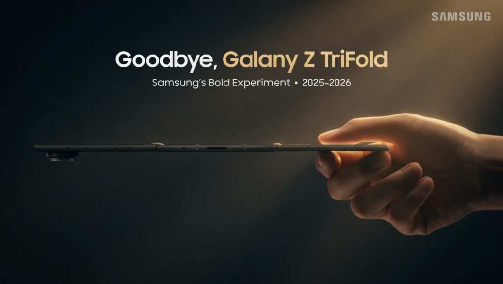 Samsung has confirmed it’s discontinuing the Galaxy Z TriFold—its first dual-hinge “tri-fold” phone