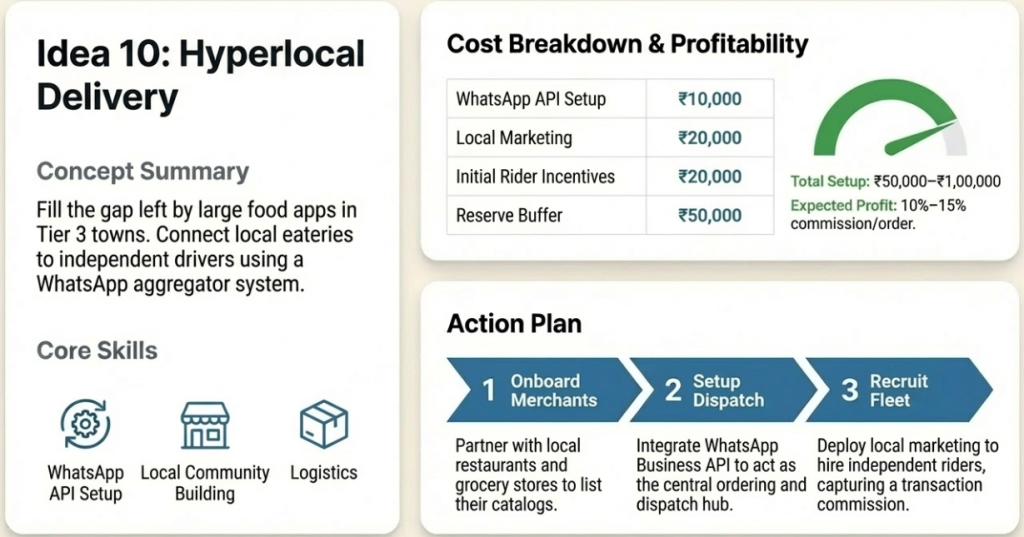 10. Hyperlocal Delivery Aggregator