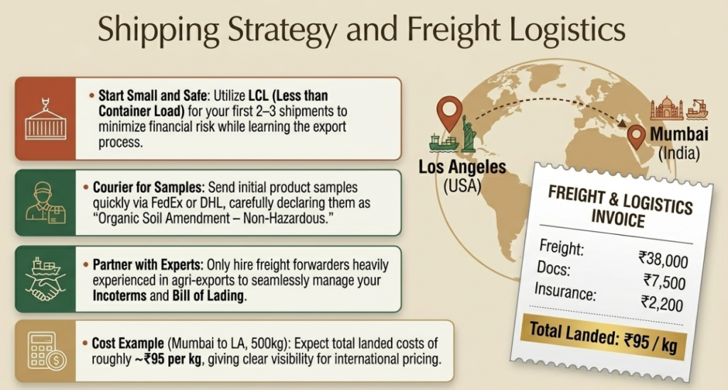 Step 6: Shipping & Logistics for Cow Dung Products