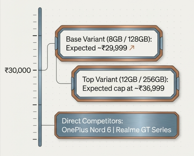 Vivo T5 Pro Expected Price in India