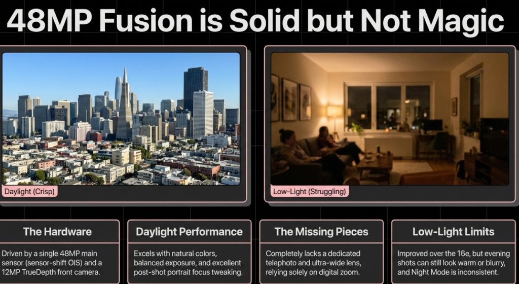 iPhone 17e Camera: 48MP Fusion Is Solid for the Price