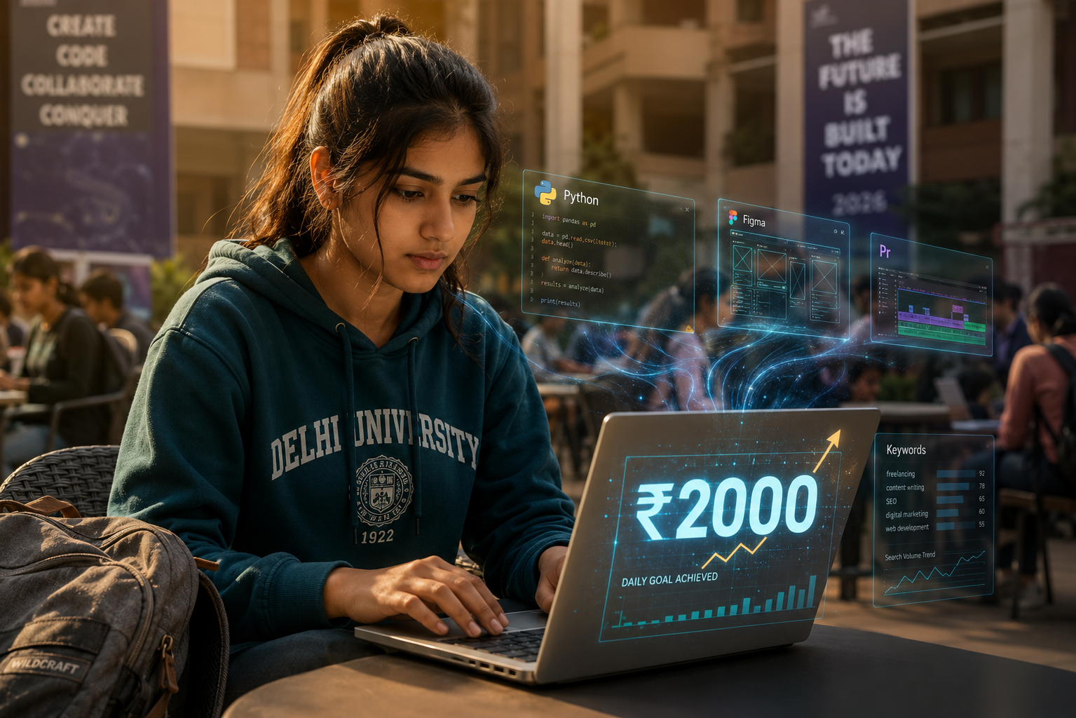 How to Earn ₹2000 Per Day as a College Student in India - TechGuruSiksha
